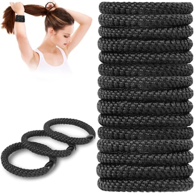 Pack van 15 Metalen Vrije Haarbandjes voor Vrouwen en Meisjes - Katoenen Haaraccessoires voor Stijlvolle Haarstijlen