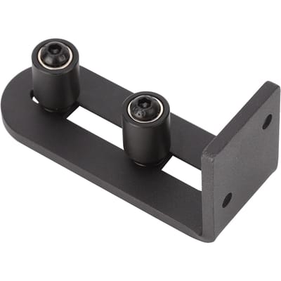 Guide de sol coulissant réglable en acier au carbone pour porte de grange (Roulement à rouleaux double #2)