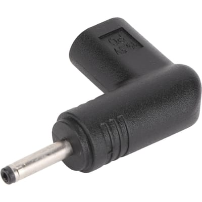 100W PD USB 3.1 Type C Vrouwelijk USB C naar DC 18.5‑20V 3.0x1.1mm Adapter PD Emulator Trigger 90 Graden