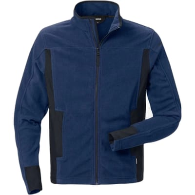 Fristads Microfleecejack 4003 Mfl - Marineblauw/Zwart - XS