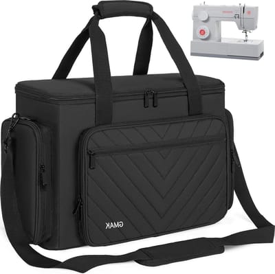 Draagbare naaimachine tas, Zwart, Ideale organizer voor naaibenodigdheden en accessoires