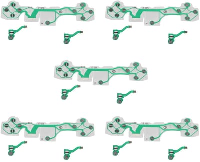 Allecto - Geleidende Film - Vervangende Flexibele Lintkabel - Eenvoudig Te Installeren - Gamepad-handgreep - Flexibele Lintprintplaat - Geschikt vo...