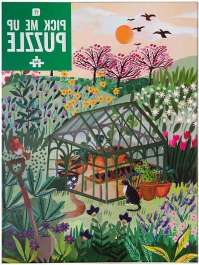 Tuinpuzzel 1000 stukjes - Legpuzzel Bloemen - Ontspanning Binnen - Inclusief Poster en Trivia - 49x68 cm - Kleurrijk