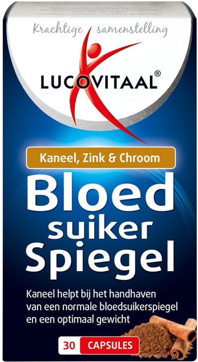 Lucovitaal Bloedsuikerspiegel - 3 x 30 capsules - Voordeelverpakking