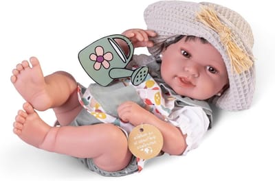 Speelgoed pop - Babypop - Kinderspel - Dierenthema - 42 cm - Meerkleurig