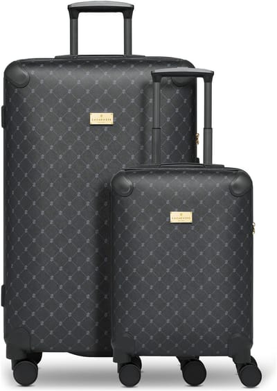 Lazarotti Palermo Kofferset met 4 wielen S+L - Harde bagage - TSA slot - black 1