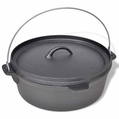 vidaXL - Braadpan - 5,6 - L - inclusief - accessoires