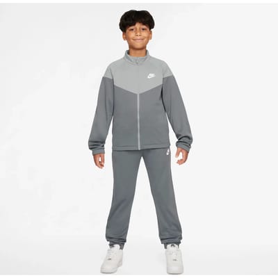 Nike Dri-Fit Full-Zip Trainingspak Kinderen-Grijs