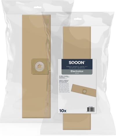 SQOON® Stofzuigerzakken Geschikt voor Nilfisk / Electrolux E22 GD 930 - Papier - 10 Stuks