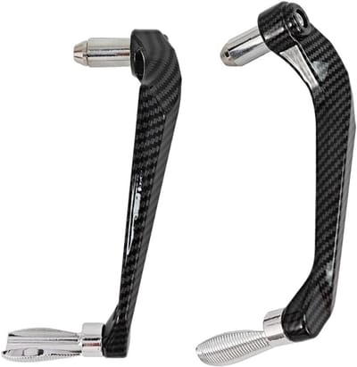 Motor Handkappen - Handbeschermers Motorfiets - Bescherming Stuur - Aluminiumlegering Staal - 7/8 inch - Zilver