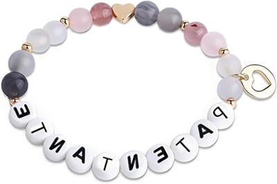 Willst Du Mijn Patentante Zijn - Stretch Armbanden Cadeau - Dankbaarheid voor Peettanten - Doop Cadeau
