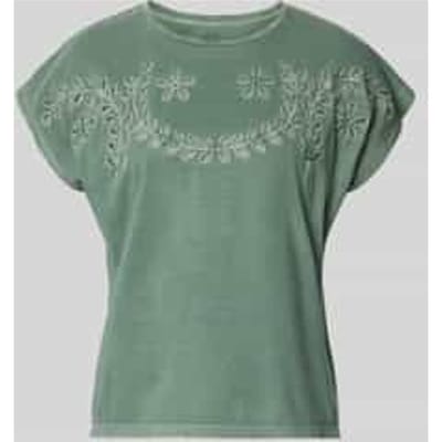 regular fit T-shirt van puur katoen model 'MINA'