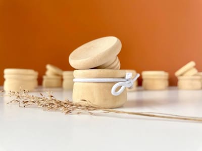 Bewaardoosje | melktandjes | haarlokje | sieraden | sieradendoosje | melktandendoosje | mijn tandjes | hout | zonder opdruk