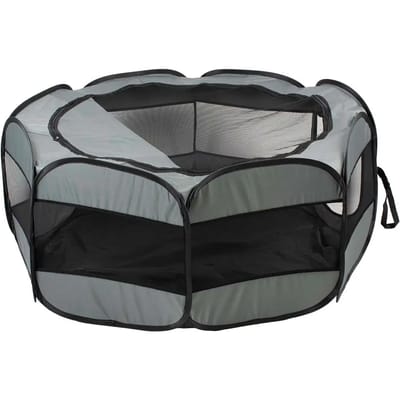 Duvoplus - Opvouwbare speelren - Lichtgrijs - S - 75x35x40cm - Eenvoudig opzetbaar