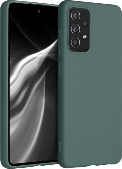 kwmobile telefoonhoesje geschikt voor Samsung Galaxy A52 / A52 5G / A52s 5G - Hoesje voor smartphone - Back cover in blauwgroen