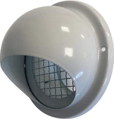 Muurrooster - Paneir Airdesigns - Bolrooster Ø 200 mm - grofmazig gaas - Wit RAL9010