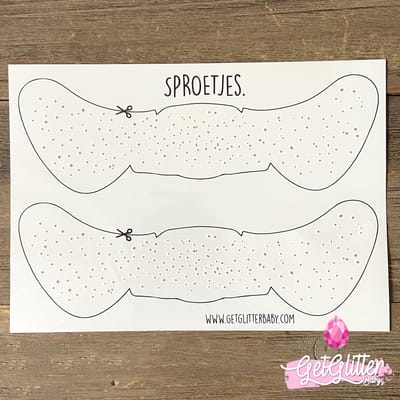 GetGlitterBaby® - Henna Plak Tattoos / Tijdelijke Tattoo / Nep Tatoeage / Festival Tattoes / Temporary Face Body Tattoo Sticker - Sproeten / Sproetjes