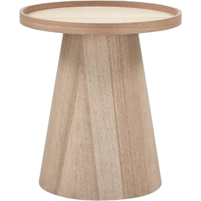 WOOOD Maud Bijzettafel - Hout - Naturel - 50x45x45