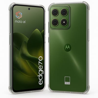 ChiGuard Hoesje Geschikt voor Motorola Edge 70 Hoesje - Shock Proof Case – Cover Transparant