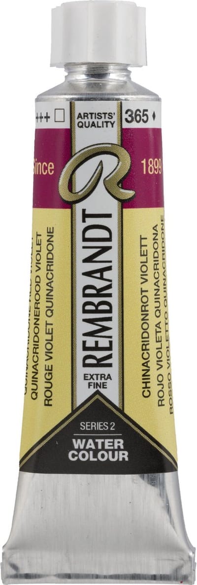 Rembrandt Aquarelverf Tube 10 ml Quinacridonerood Violet 365