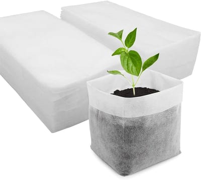Duurzame en afbreekbare niet-geweven zaailingen zakken voor het planten van zaailingen en het verpotten van jonge planten
