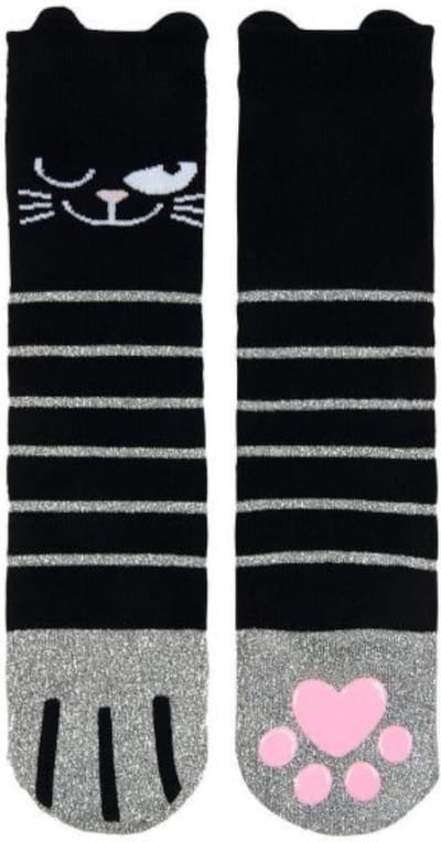 Sokken - Ed the Cat - Glittersokken - 36-42 - Anti slip