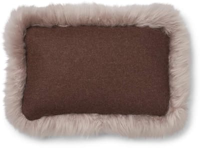 Sheepskin House - Wollen Kussen - LW rand - 34x52 cm