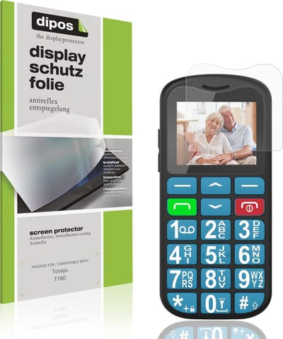 dipos – 4x Matte Beschermfolie geschikt voor Tosaju T180 | Krasbestendige & antireflecterende Screenprotector Ultra-Thin