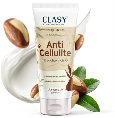 Clasy Care Anti-Cellulite Crème – Met Paranootolie – Verzorgt & Verstevigt de Huid – 100 ml