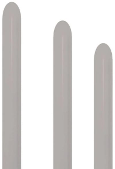 Modeleerballon grijs - 260s - 50stuks - Sempertex