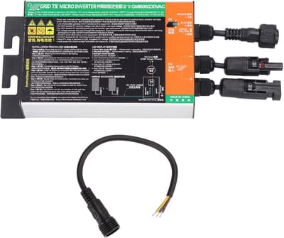 Waterdichte MPPT Micro-omvormer 600W voor Kleine Zonnestelsels