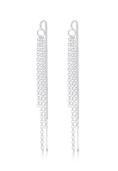 Elli Oorbellen Trendy Oorhangers Ketting Doortrekker 925 Zilver