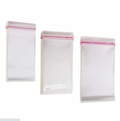 Dailygoods- CD Hoesjes Resealable - CD Opbergmap - CD Doosjes - CD Hoesjes Plastic - Transparant - 100 Stuks - Plastic Zakjes
