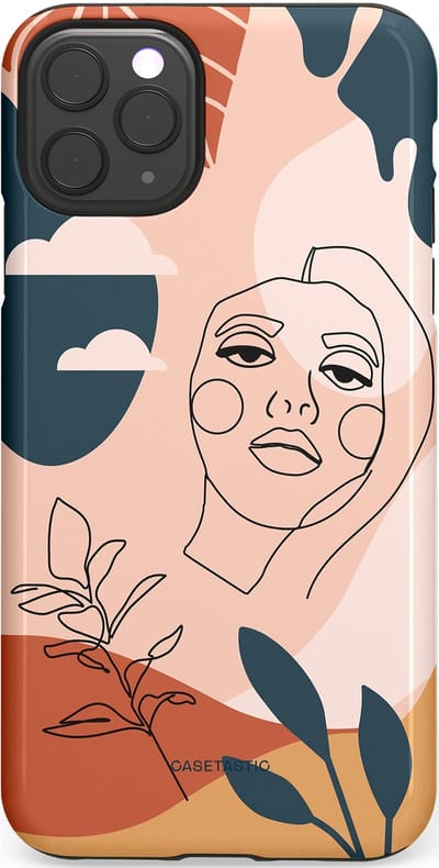 Casetastic Hoesje Geschikt voor Apple iPhone 11 Pro Max - Stijlvolle Beschermende Duo-layer Case - Zachte contour