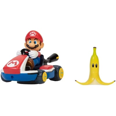 Beeldje Jakks Pacific Mario Kart spinout Mario Kart