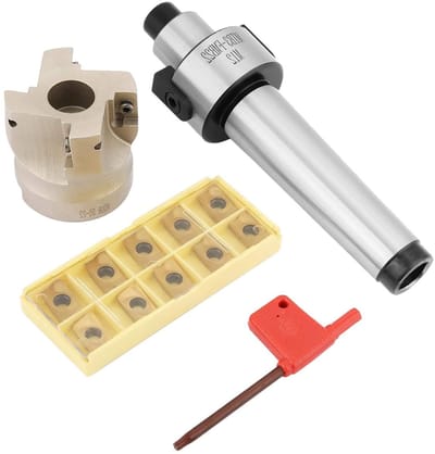 Professionele CNC Frees Cutter met MT3-FMB22 Houder, 400R-50-22 Gezichtsfrezen en 10 APMT1604 Hardmetalen Inserts voor Precisiewerk