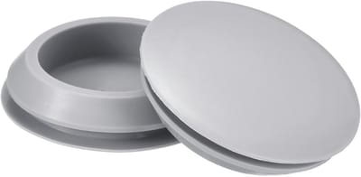 2x Universele Siliconen Schroefdoppen voor Ronde Gaten 40mm - Waterdichte Rubberen Pluggen voor Buis en Meubels