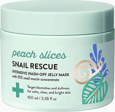 Peach Slices Snail Rescue Intensive Wash-Off Jelly Mask - 100ml