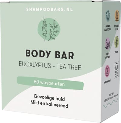 SOLYD - Body Bar Eucalyptus & Tea Tree Sensitive Skin - 60g