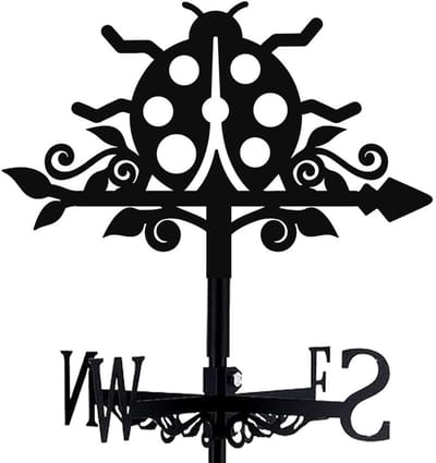 Windwijzer - smeedijzeren windwijzer - decoratief - weerbestendig - geschikt voor tuinen en daken-FXB14
