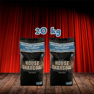 House of Charcoal - Restaurant Houtskool White Quebracho 20 kg voordeeldoos|| Premium || Zuid-Amerika