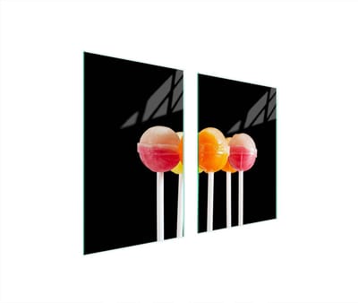 TMK ArtDeko - Snijplank van gehard glas - 65x52 cm - Veelzijdige Keukenbescherming - Hygiënische Snijplank - Hittebestendig