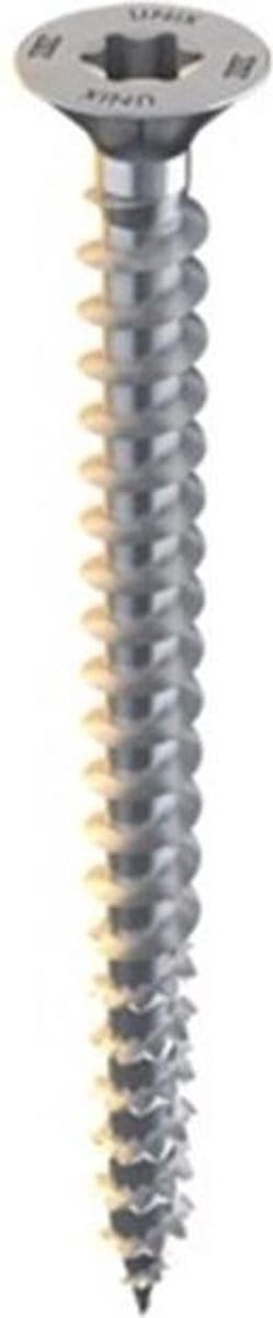 Heco-Unix plus spaanplaatschroef verzinkt platkop 5.0x100mm torx T25 100stuks