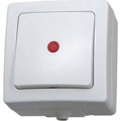 Kopp 566302004 Compleet Knop spatwaterdicht Arctisch-wit 1 stuk(s)