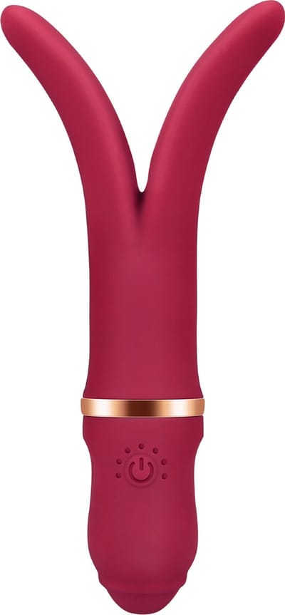 Cupitoys® Vork vibrator - Lichtroze - 7 standen - Vibrators voor vrouwen en mannen - Sex toys voor vrouwen en mannen