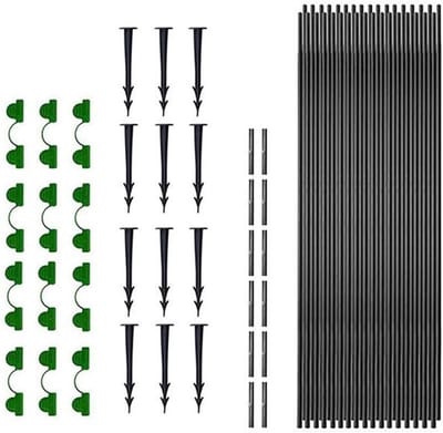 Plantentunnel Bogen - Tuin Hoepels - Planten Beschermen - Duurzaam Glasvezel - 18 Stuks - Zoals Afgebeeld