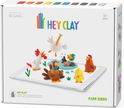 Hey Clay - pasari de la ferma Boetseerklei - Creatief