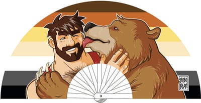 M PROUD BEAR KISS Pride Fan