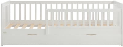 Vente-unique Bedframe hout wit 90 x 190 cm