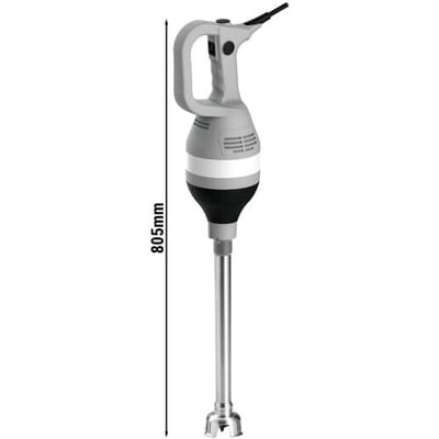 GGM Gastro Stabmixer inkl. Mixstab 350mm - 750 Watt - 1 Geschwindigkeitsstufe Grijs / Zilver